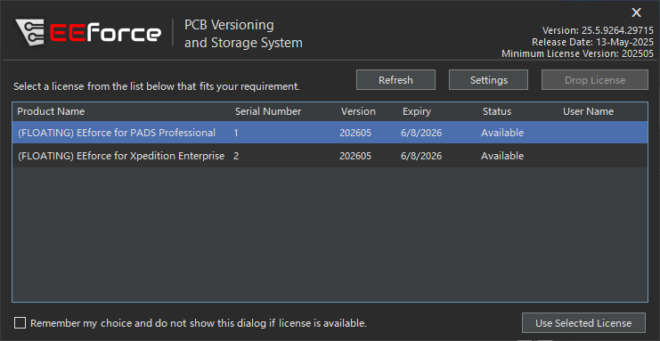 EEforce Client Screenshot