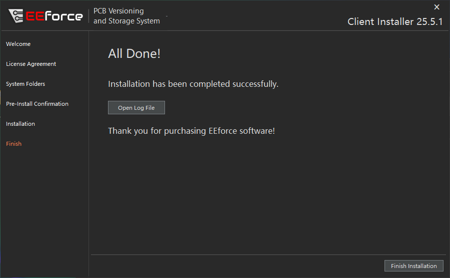 EEforce Client Screenshot