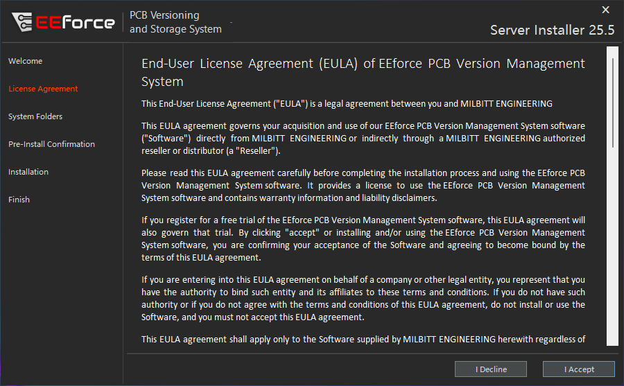 EEforce Client Screenshot