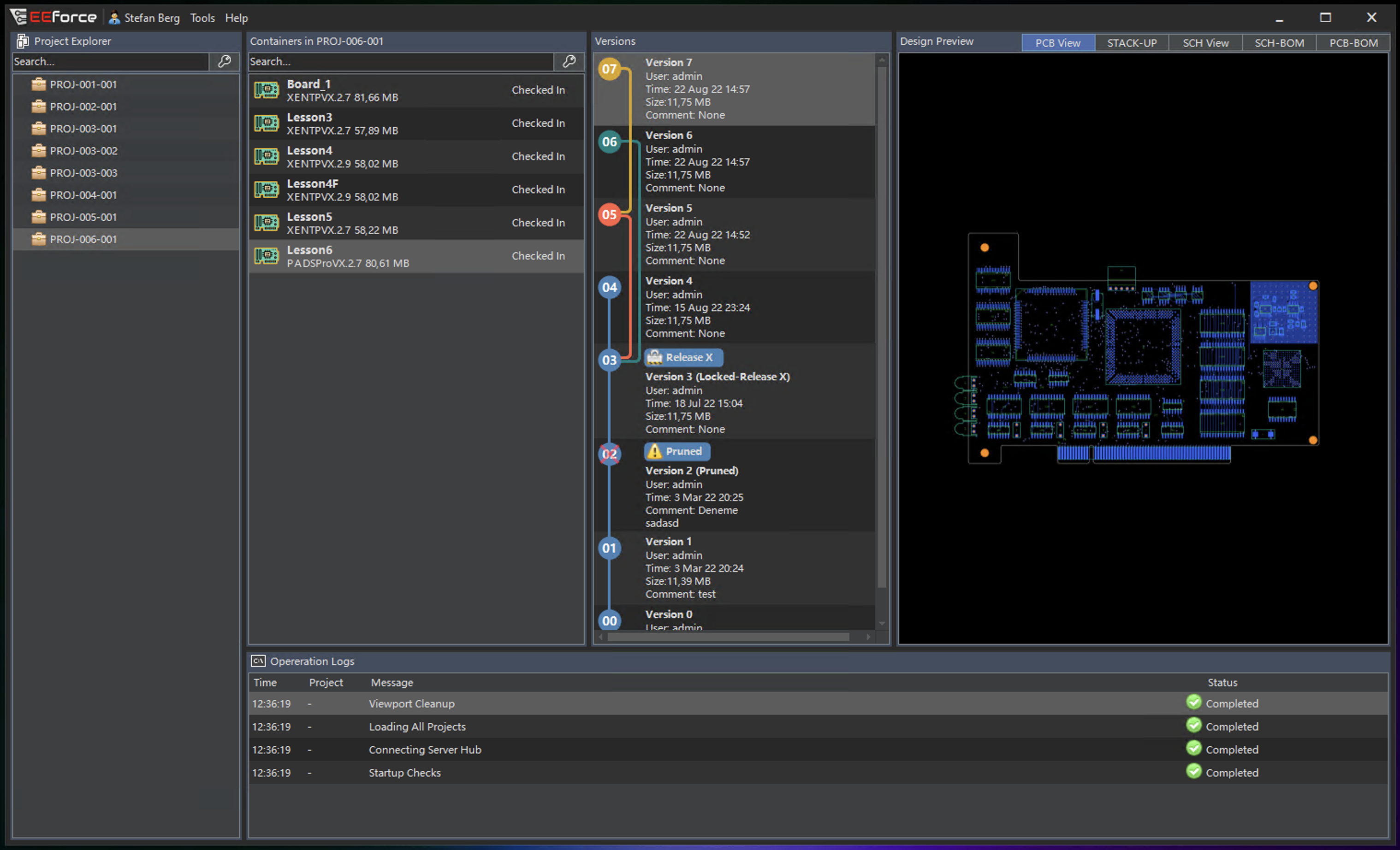 EEforce Client Screenshot