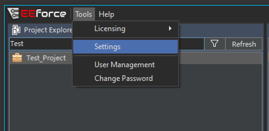 EEforce Client Screenshot