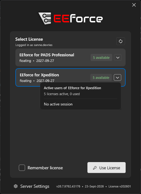 Choosing a licence
