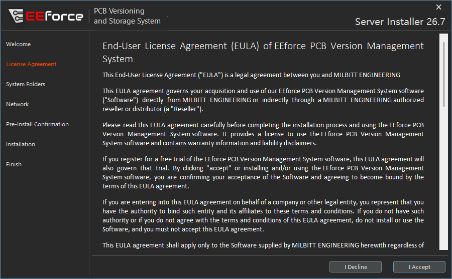 The licence agreement
