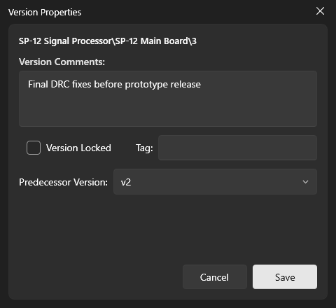 Version Properties