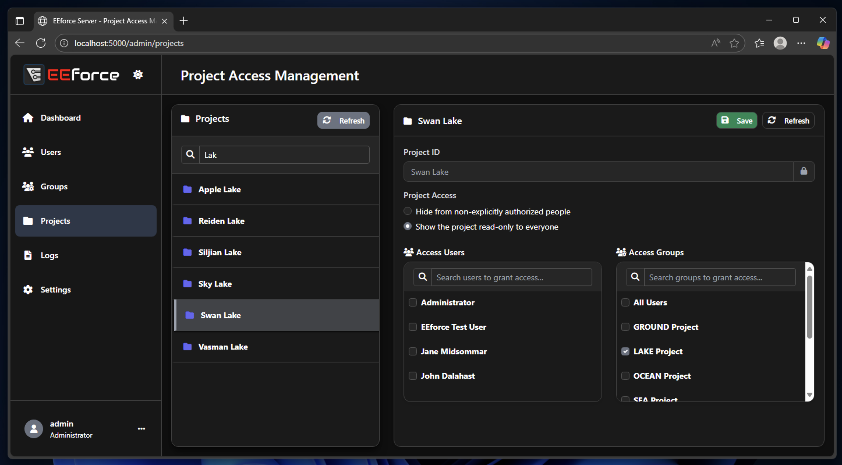 EEforce Web Projet Management